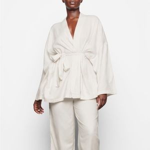 SKIMS DRAPEY COTTON & MODAL PJ SHIRT